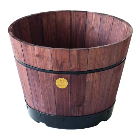 VegTrug: Build-a-Barrel Kit Small - Dark Brown - Alton Garden Centre 4 VegTrug: Build-a-Barrel Kit Small - Dark Brown - Alton Garden Centre - Image 2