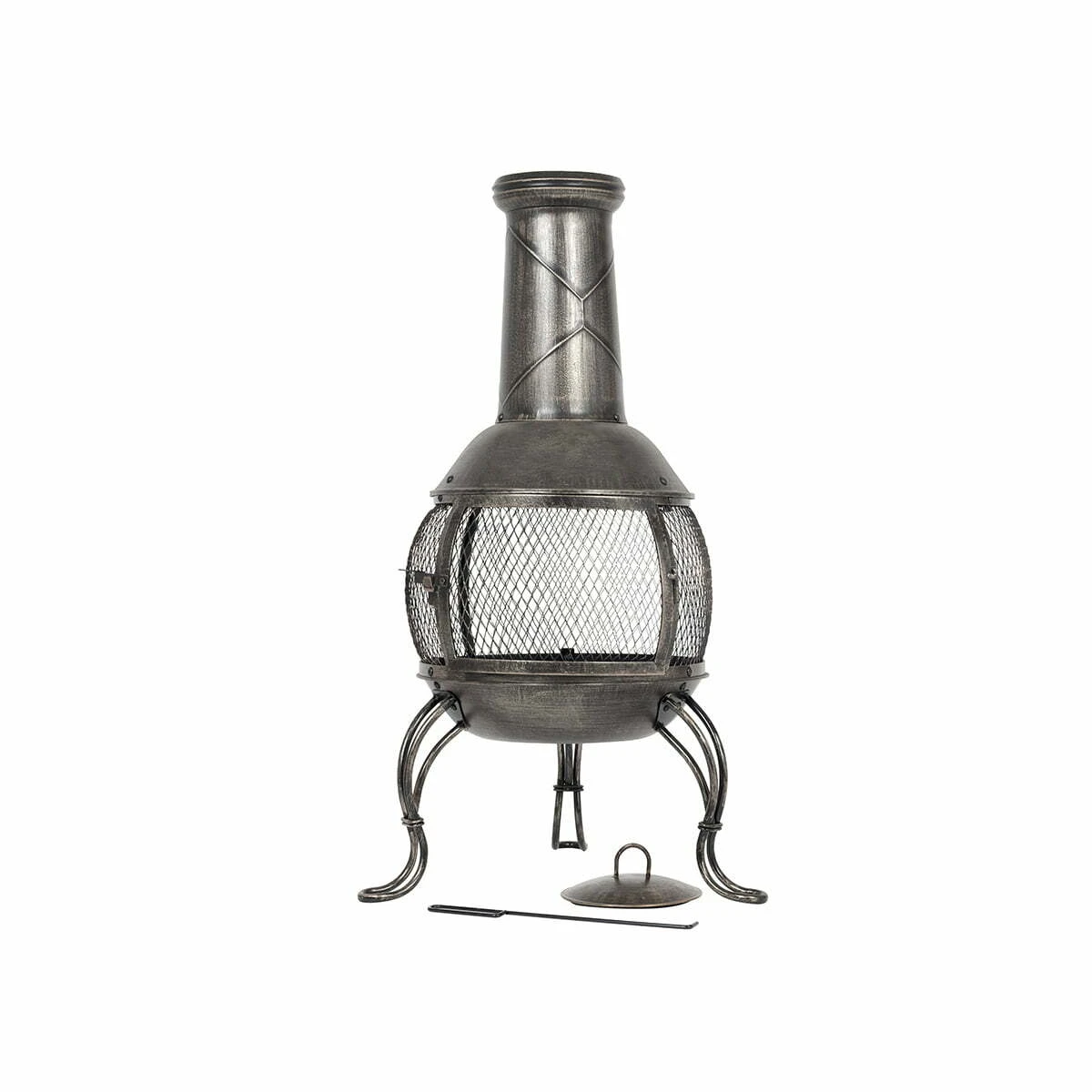 Leon Mesh Chimenea ~ Medium - Alton Garden Centre 4 Leon Mesh Chimenea ~ Medium - Alton Garden Centre - Image 2