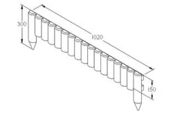 Forest - Border Section 30cm(H) - Alton Garden Centre -Konstsmidee Shop FBS06 3 1 1
