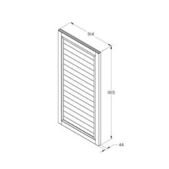 Forest - Lap Gate 6ft (1.82m High) - Alton Garden Centre -Konstsmidee Shop FLG63 4 1 1