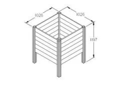Forest - Slot Down Compost Bin - Alton Garden Centre -Konstsmidee Shop FSSCV2 4 1