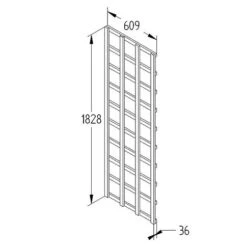 Forest - Heavy Duty Trellis 183 X 61cm - Alton Garden Centre 9 Forest - Heavy Duty Trellis 183 X 61cm - Alton Garden Centre -Konstsmidee Shop FT62 5 1