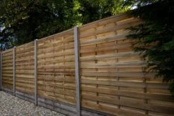 Forest - Decorative Flat Top Fence Panel 6ft X 6ft - Alton Garden Centre