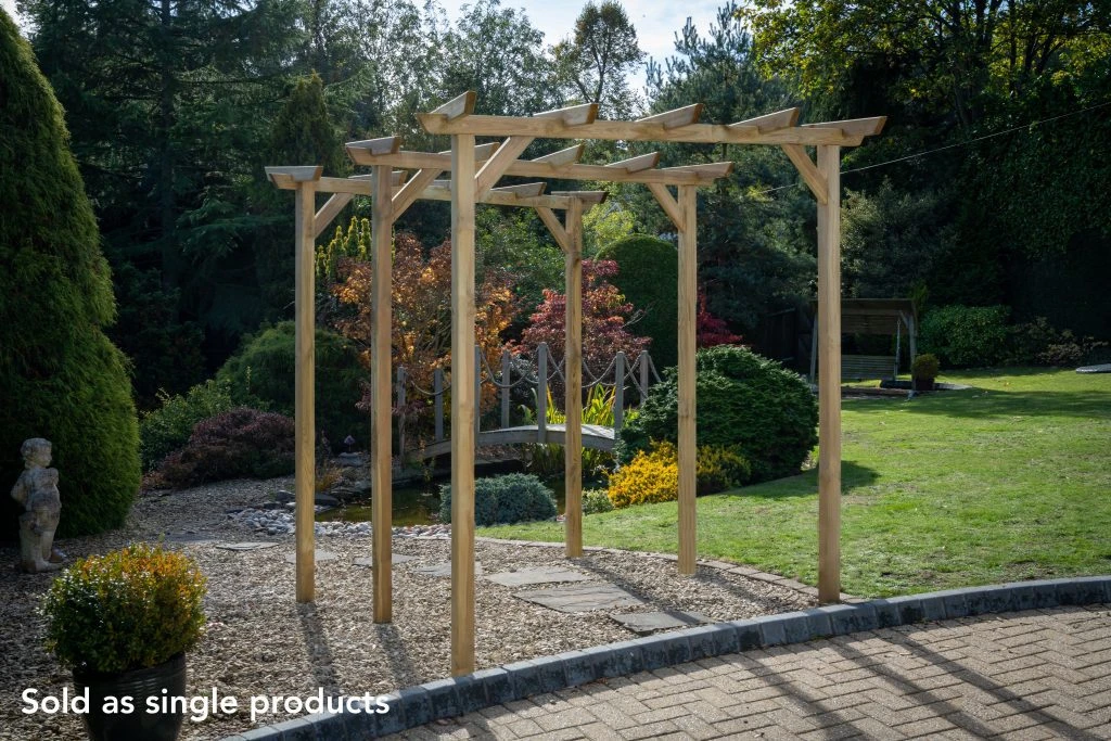 Forest - Hanbury Single Flat Top Arch - Alton Garden Centre 8 Forest - Hanbury Single Flat Top Arch - Alton Garden Centre - Image 6