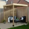 Forest - Modular Pergola With 1 Side Panel Pack - Alton Garden Centre