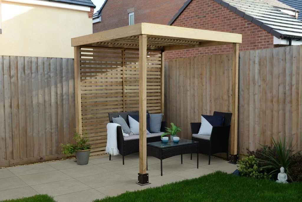 Forest - Modular Pergola With 1 Side Panel Pack - Alton Garden Centre 3 Forest - Modular Pergola With 1 Side Panel Pack - Alton Garden Centre