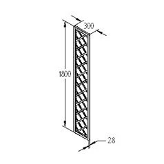 Forest - Hidcote Lattice 180 X 30 Cm - Alton Garden Centre 6 Forest - Hidcote Lattice 180 X 30 Cm - Alton Garden Centre - Image 4