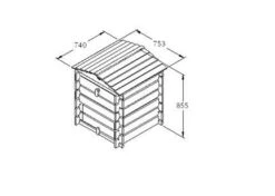 Forest - Beehive Compost Bin - Alton Garden Centre -Konstsmidee Shop SBHC 4 1
