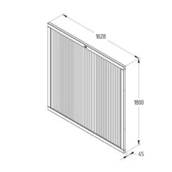 Forest - Decibel Noise Reduction Fence Panel 6ft (1.83m X 1.8m) - Alton Garden Centre -Konstsmidee Shop SDPANEL18 9 1