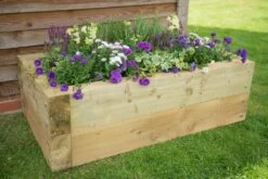 Forest -Sleeper Raised Bed - Alton Garden Centre