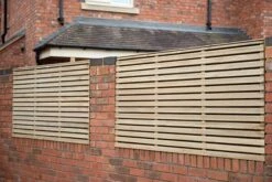 Forest - Pressure Treated Contemporary Double Slatted Fence Panel 1.8m X 1.2m - Alton Garden Centre -Konstsmidee Shop VENHHM3 2 1