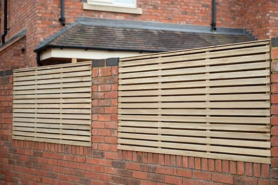 Forest - Pressure Treated Contemporary Double Slatted Fence Panel 1.8m X 0.9m - Alton Garden Centre 4 Forest - Pressure Treated Contemporary Double Slatted Fence Panel 1.8m X 0.9m - Alton Garden Centre - Image 2