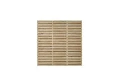 Forest - Pressure Treated Contemporary Double Slatted Fence Panel 1.8m X 1.8m - Alton Garden Centre -Konstsmidee Shop VENHHM6 3 1