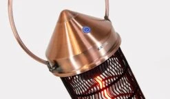 Kettler - Kalos Copper Electric Heater - Small 1500W - Alton Garden Centre 9 Kettler - Kalos Copper Electric Heater - Small 1500W - Alton Garden Centre -Konstsmidee Shop copper lantern detail 1 1
