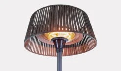 Kettler - Kalos Plush Electric Heater - Floor Standing - Alton Garden Centre -Konstsmidee Shop kalos electric heating lamps rope detail 2020 fi