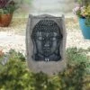 Enlightenment Buddha Water Feature - Alton Garden Centre -Konstsmidee Shop kelkay enlightenment stone effect fountain 600x600 1
