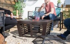 Elda Firepit With Grill - Alton Garden Centre