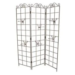 Panacea Garden Screen With 6 Pot Holders - Alton Garden Centre -Konstsmidee Shop products garden screen 6 pot holder 1