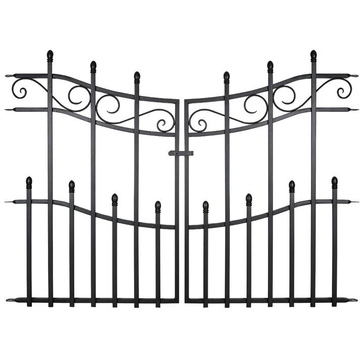 Panacea Kensington Fence Gate - Black - Alton Garden Centre 3 Panacea Kensington Fence Gate - Black - Alton Garden Centre