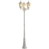 Konstsmide Firenze 7217-250 Column Light - Matt White - Alton Garden Centre
