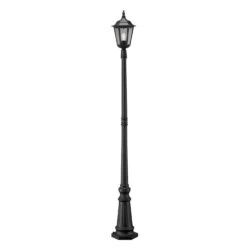 Konstsmide Firenze 7233-750 Column Light - Matt Black - Alton Garden Centre