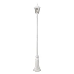 Konstsmide Firenze 7233-250 Column Light - Matt White - Alton Garden Centre