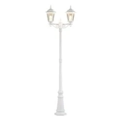 Konstsmide Firenze 7234-250 Column Light - Matt White - Alton Garden Centre