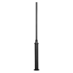 Konstsmide Draco 579-750 Outdoor Pole - Matt Black - Alton Garden Centre
