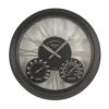Outside In Exeter Wall Clock & Thermometer 15" - Black - Alton Garden Centre -Konstsmidee Shop products prodzoomimg10747
