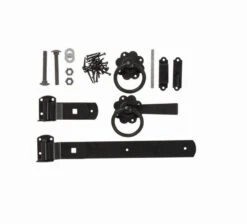 Forest - Europa Gate Fixings Black Zinc Coated - Alton Garden Centre