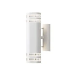 Konstsmide Modena 7516-250 Big Up & Down Wall Light - Matt White - Alton Garden Centre