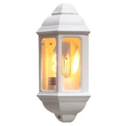 Konstsmide Cagliari 7011-250 Wall Light - Matt White - Alton Garden Centre