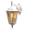 Konstsmide Firenze 7212-250 Wall Light - Matt White - Alton Garden Centre