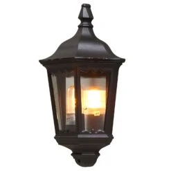 Konstsmide Firenze 7229-750 Wall Light - Matt Black - Alton Garden Centre