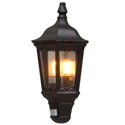 Konstsmide Firenze 7230-750 Wall Light - Matt Black - Alton Garden Centre