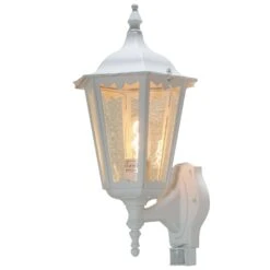 Konstsmide Firenze 7236-250 Wall Light - Matt White - Alton Garden Centre