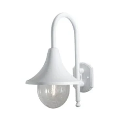 Konstsmide Bari 7237-250 Wall Light - Matt White - Alton Garden Centre