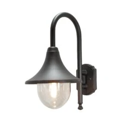 Konstsmide Bari 7237-750 Wall Light - Matt Black - Alton Garden Centre