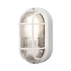Konstsmide Elmas 7650-200 Wall Light - White - Alton Garden Centre