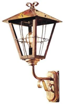Konstsmide Fenix 433-900 Up Wall Light - Copper - Alton Garden Centre