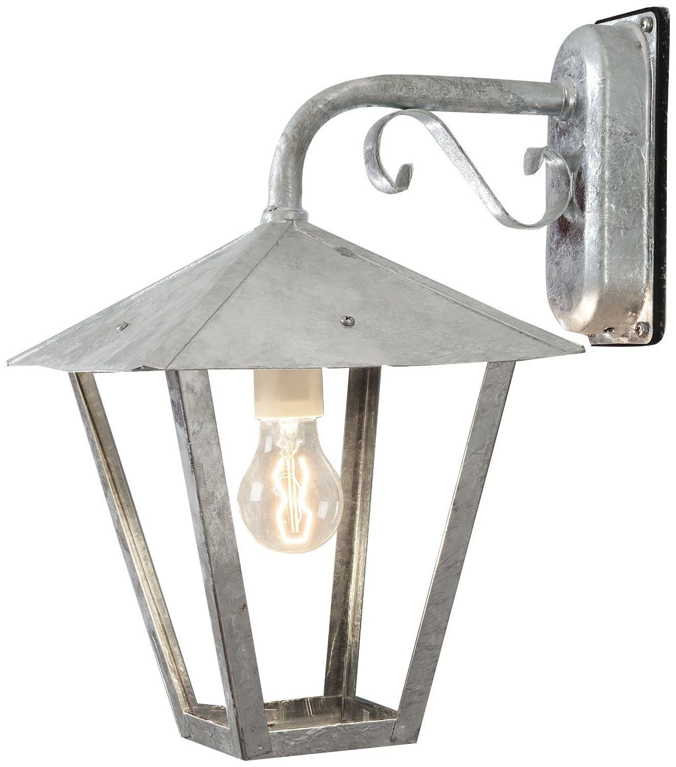 Konstsmide Benu 435-320 Down Wall Light - Galvanised - Alton Garden Centre 3 Konstsmide Benu 435-320 Down Wall Light - Galvanised - Alton Garden Centre
