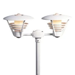 Konstsmide Gemini 501-250 Floor Lamp Head - Matt White - Alton Garden Centre
