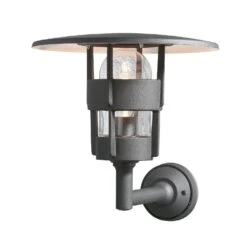 Konstsmide Freja 522-750 Wall Light - Matt Black - Alton Garden Centre