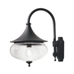 Konstsmide Libra 619-750 Down Wall Light - Matt Black - Alton Garden Centre