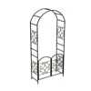 Panacea Scroll Arch *With Gate* - Black - Alton Garden Centre 2 Panacea Scroll Arch *With Gate* - Black - Alton Garden Centre -Konstsmidee Shop products scroll arch with gate 1