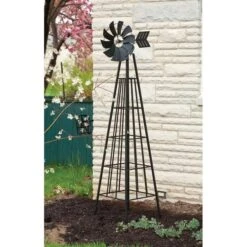 Panacea Windmill Obelisk - Black - Alton Garden Centre -Konstsmidee Shop products windmill obelisk1